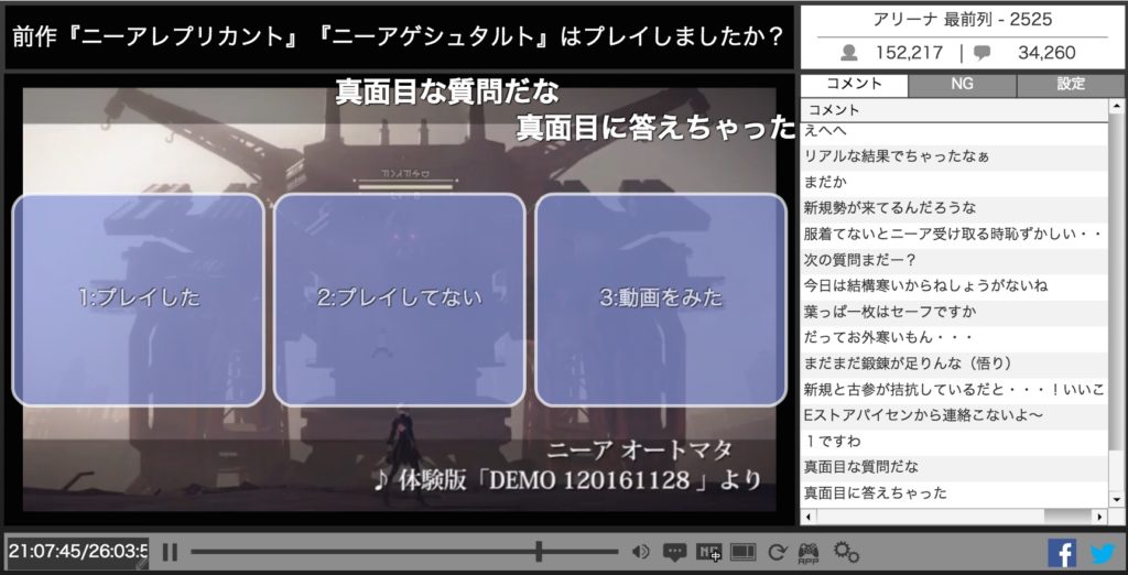 『ニーア オートマタ』齊藤Pがファンアンケート実施！「ぶっちゃけヨコオタロウ好き？」結果は……_006