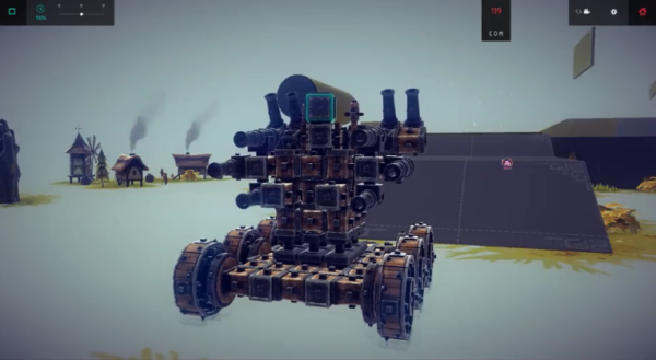 兵器クラフトゲーム『Besiege』でガンタンクを25世代にわたって作り続ける男の開発史_003