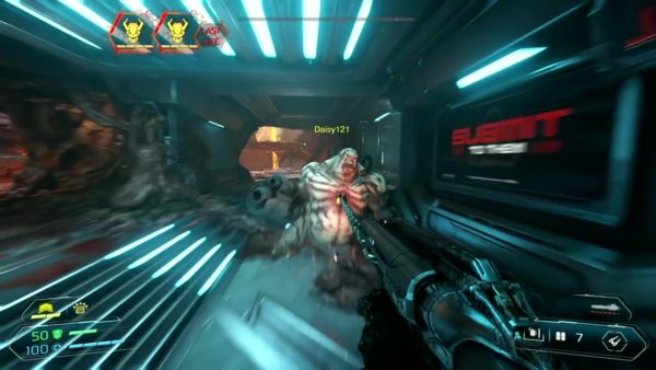 シングルキャンペーンにほかのプレイヤーが乱入！ 新たな力を手に入れたDoom Slayerの敵はAIだけじゃない。新システムを多数導入した『DOOM Eternal』血みどろのゲームプレイ映像を徹底解説_009