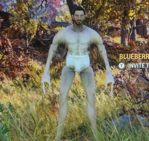 『Fallout 76』でパワーアーマーが消失しパンツ一丁の腰高モデルに。アーマー消失の可能性もある危険なバグの報告続く_001