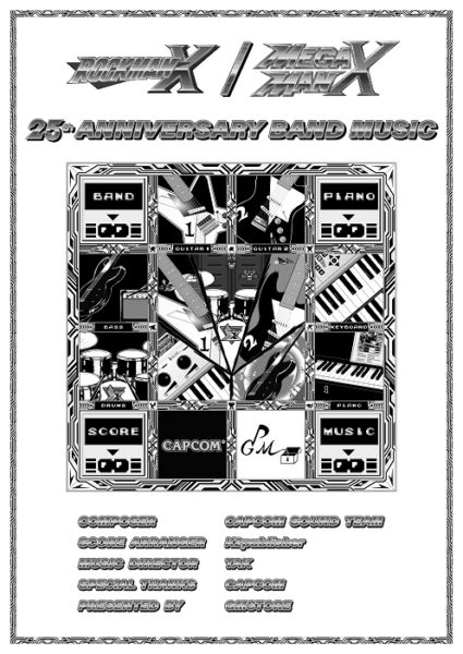 『ロックマンX』シリーズBGM395曲の楽譜化・音源化が決定。まずは初代のピアノ版＆バンド版が12月17日発売_002