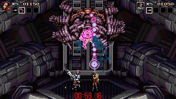 『魂斗羅』から影響を受けた16bit風2Dアクション『Blazing Chrome』の新たなゲームプレイ映像公開。ロボット軍団に迫害された人類を救え_003