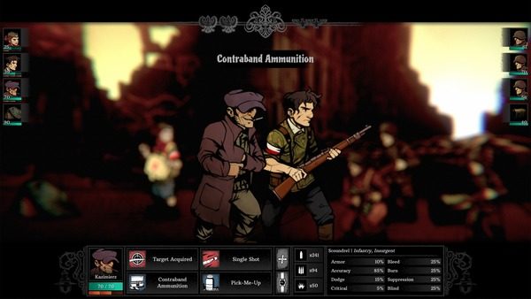 第二次世界大戦中のワルシャワでナチスと戦うレジスタンスの姿を描く『WARSAW』発表。『Darkest Dungeon』に影響を受けたポーランド製のRPG_002