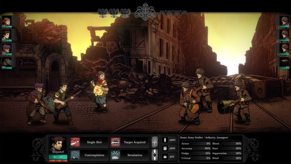 第二次世界大戦中のワルシャワでナチスと戦うレジスタンスの姿を描く『WARSAW』発表。『Darkest Dungeon』に影響を受けたポーランド製のRPG_003