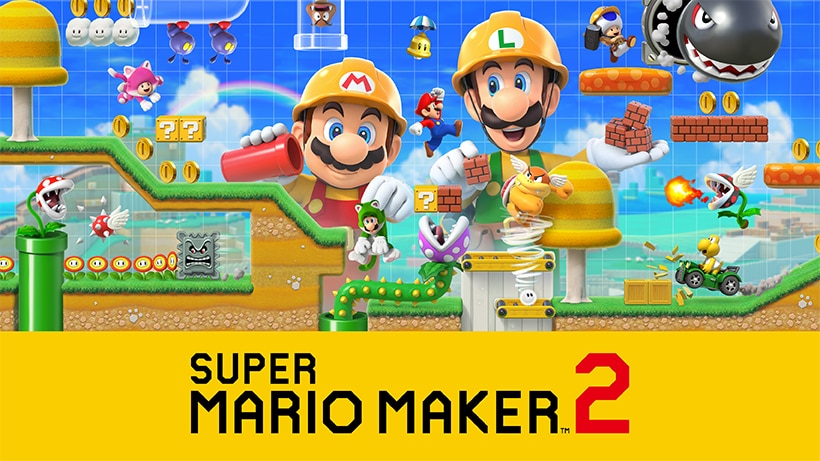 スーパーマリオメーカー2 の発売日が6月28日に決定 Nintendo Switchでさらに自由なマリオが制作可能に
