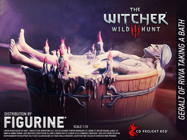 The Witcher 3 の印象的なオープニングシーンより ゲラルトの入浴シーン がフィギュア化 Cd Project Redのエイプリルフール企画が現実に 19年5月27日 Biglobeニュース