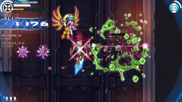 『ガンヴォルト』アキュラが主人公の『白き鋼鉄のX THE OUT OF GUNVOLT』の発売日が9月26日に決定。スイッチ版、PS4版、Steam版が同日リリース_001