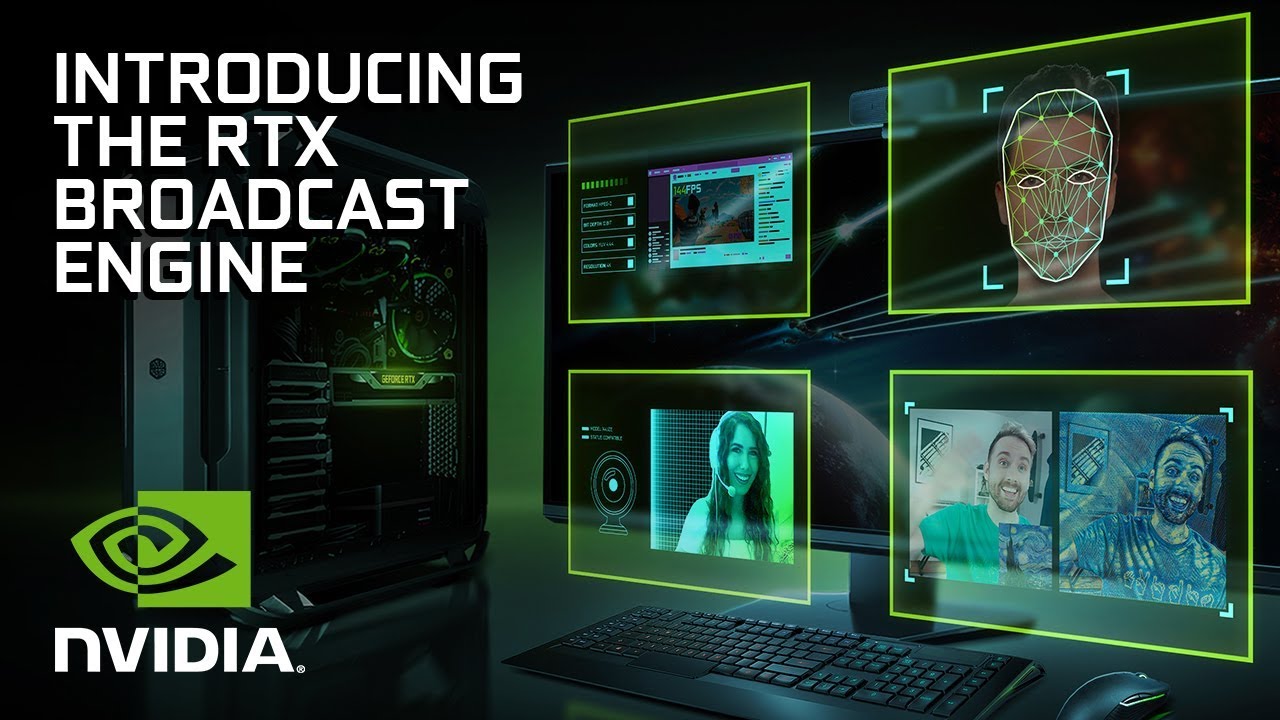 Geforce Rtx Gpuを使ってリアルタイムストリーミングを支援する Rtx Broadcast Engine 発表 Aiを使ったグリーンバック不要のクロマキー合成などの機能を提供