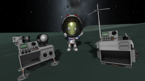 宇宙開発シム『Kerbal Space Program』の拡張パック「Breaking Ground」がPS4/Xbox Oneで12月に配信決定、緑の異星人が氷の火山に挑む_002