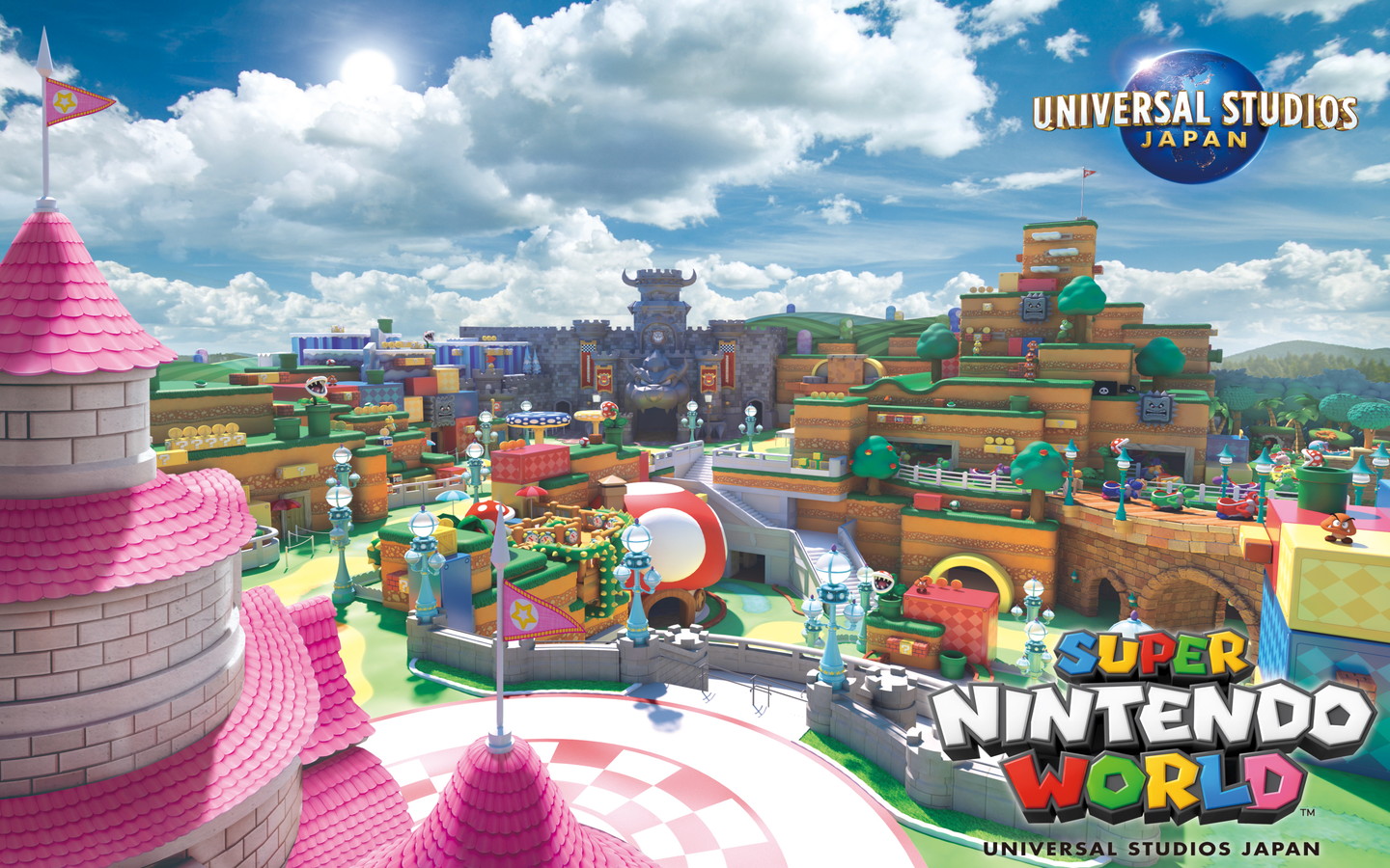Usj 世界初 任天堂 のテーマエリア Super Nintendo World の新ビジュアルを公開 19年11月21日 Biglobeニュース
