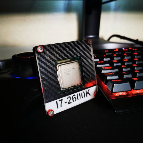 CPUを超かっこいいコースターに改造した自作ファン登場。長年お世話になったCPUに終の棲家を作る_002