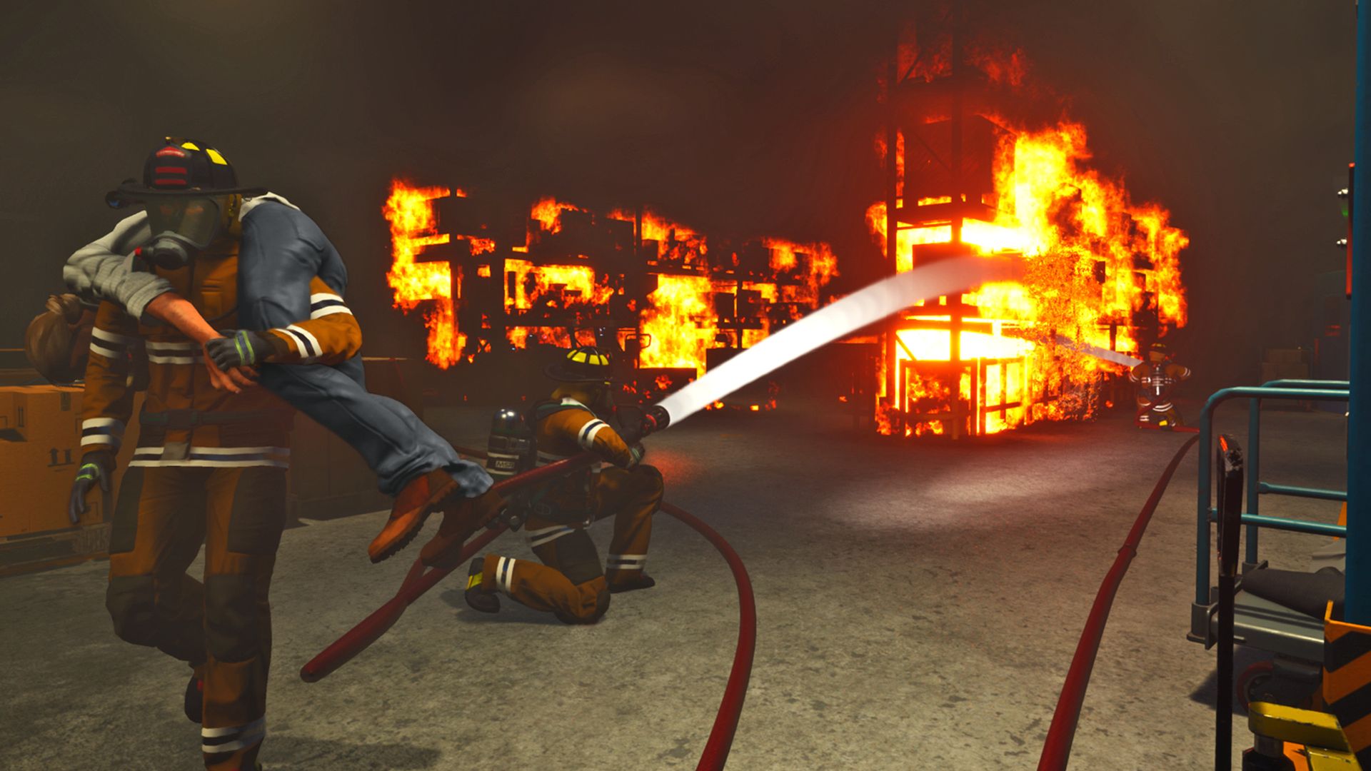 4人協力プレイに対応した消防士シミュレーションゲーム Firefighting Simulator The ニコニコニュース
