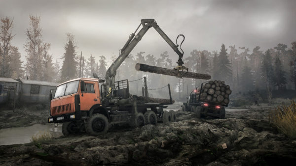 最悪の道を走破するオフロードドライブシム『MudRunner』がEpic Games Storeにて無料配布開始。ロシア製の大型トラックでシベリアのオフロードを進め_001