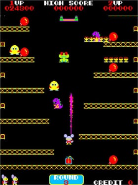 1982年発売のアクション『ポップフレーマー』がNintendo Switch、PS4向けに9月9日より配信開始。火炎放射器でモンスターを焼き払う_001