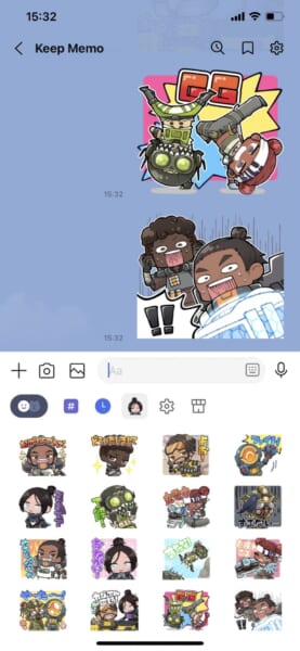 モバイル版エイペックス『Apex Legends Mobile』のLINEスタンプが無料で配信開始_002