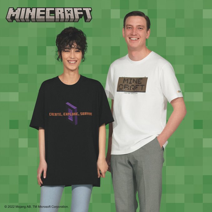 『マインクラフト』ユニクロコラボTシャツが6月に発売決定2