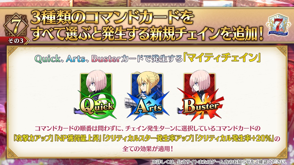 『FGO』7周年で“カレスコ”含む★5礼装の交換チケットを配布_006