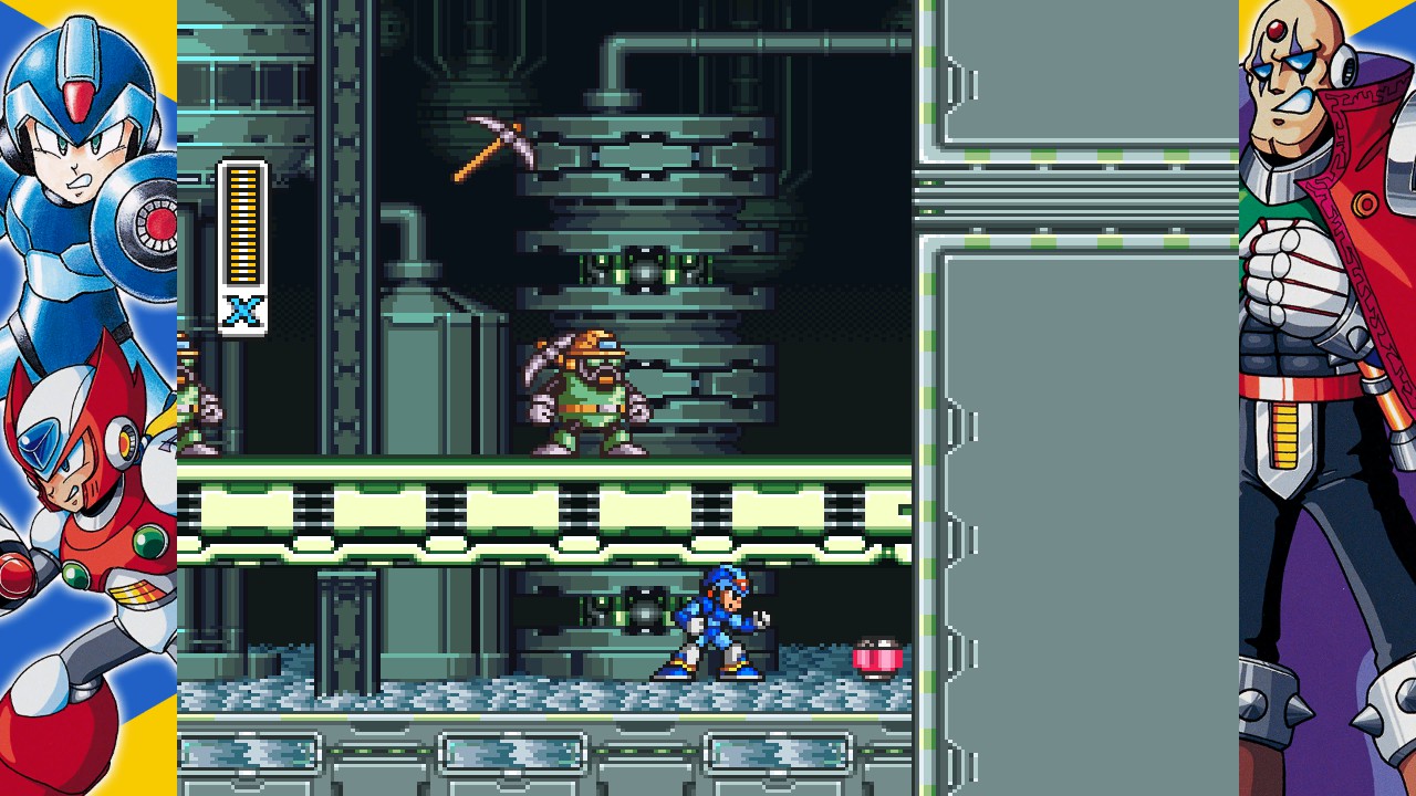 『ロックマンX』プレイ画面