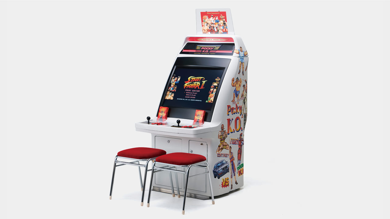 『ストリートファイターII』と「ポッキー」のコラボが11月29日開幕11