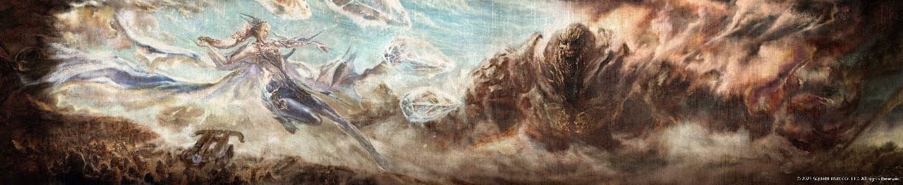 『FF16』“召喚獣合戦”の巨大絵画が渋谷・梅田に出現11