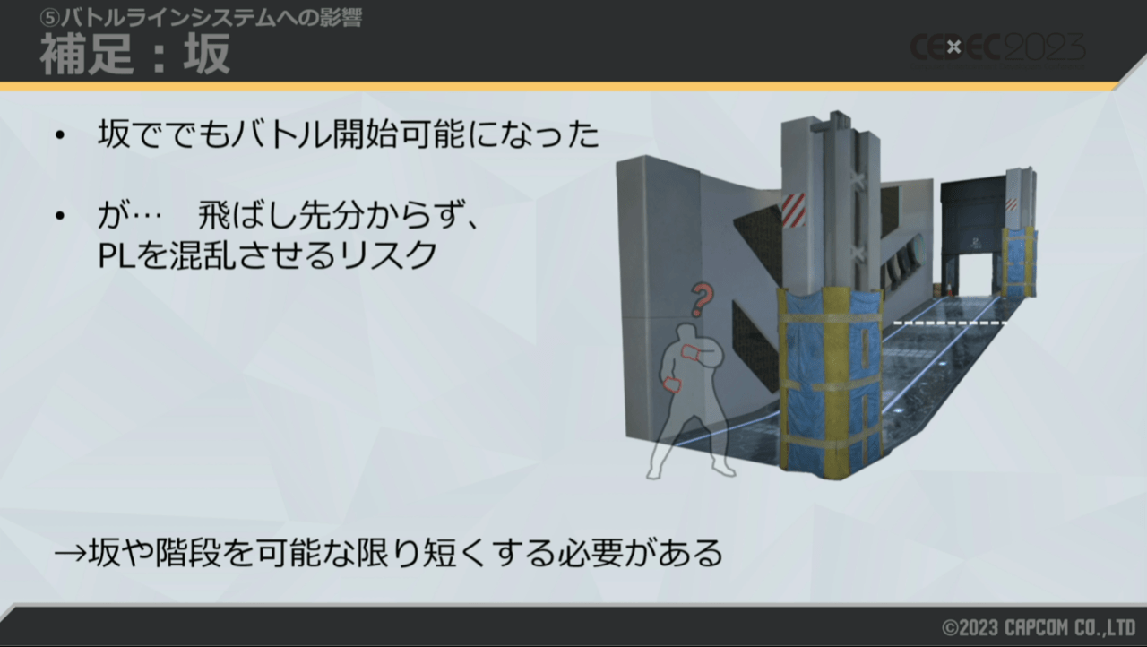 『スト6』のワールドツアーはなぜ、3Dマップからいきなり自然な2Dバトルがスタートできるのか？ 話題のストーリーモードの開発秘話を聞く【CEDEC2023】_021