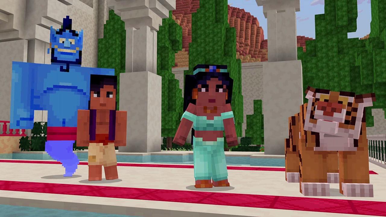 ディズニーキャラといっしょに『マイクラ』で冒険するDLC「ディズニー・ワールド・オブ・アドベンチャー」が発売_001