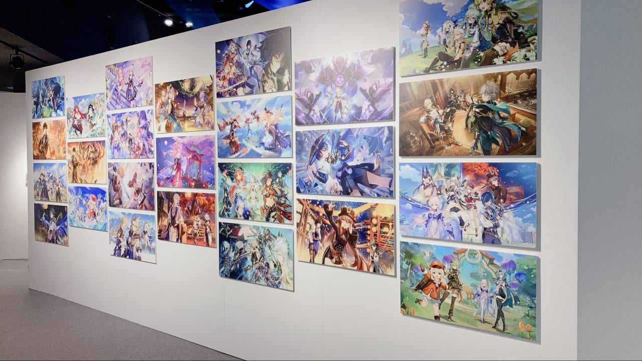 日本初の『原神』ゲームアート展覧会に行ってみたらバンバン設定資料出しててすごかった。キャラ原案から、未公開の幼少期設定まで展示してる！？_037