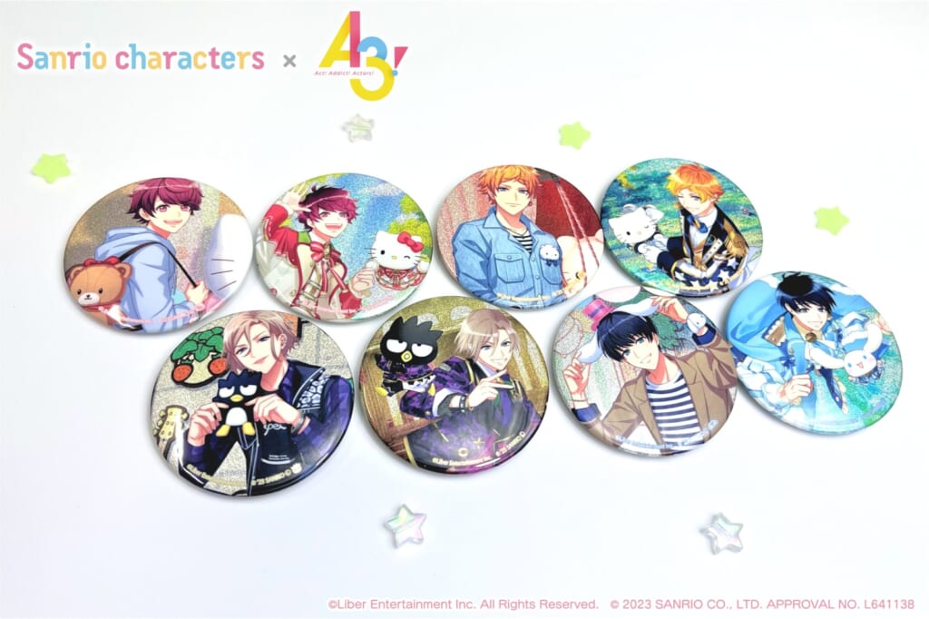 『A3!』× サンリオのゲーム内カードイラスト使用のグッズが発売中