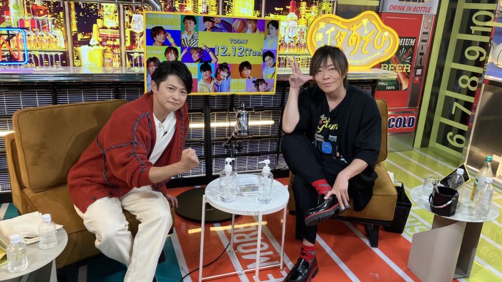 谷山紀章と下野紘がサイレントチャレンジに挑戦！『声優と夜あそび（火）』放送レポート到着