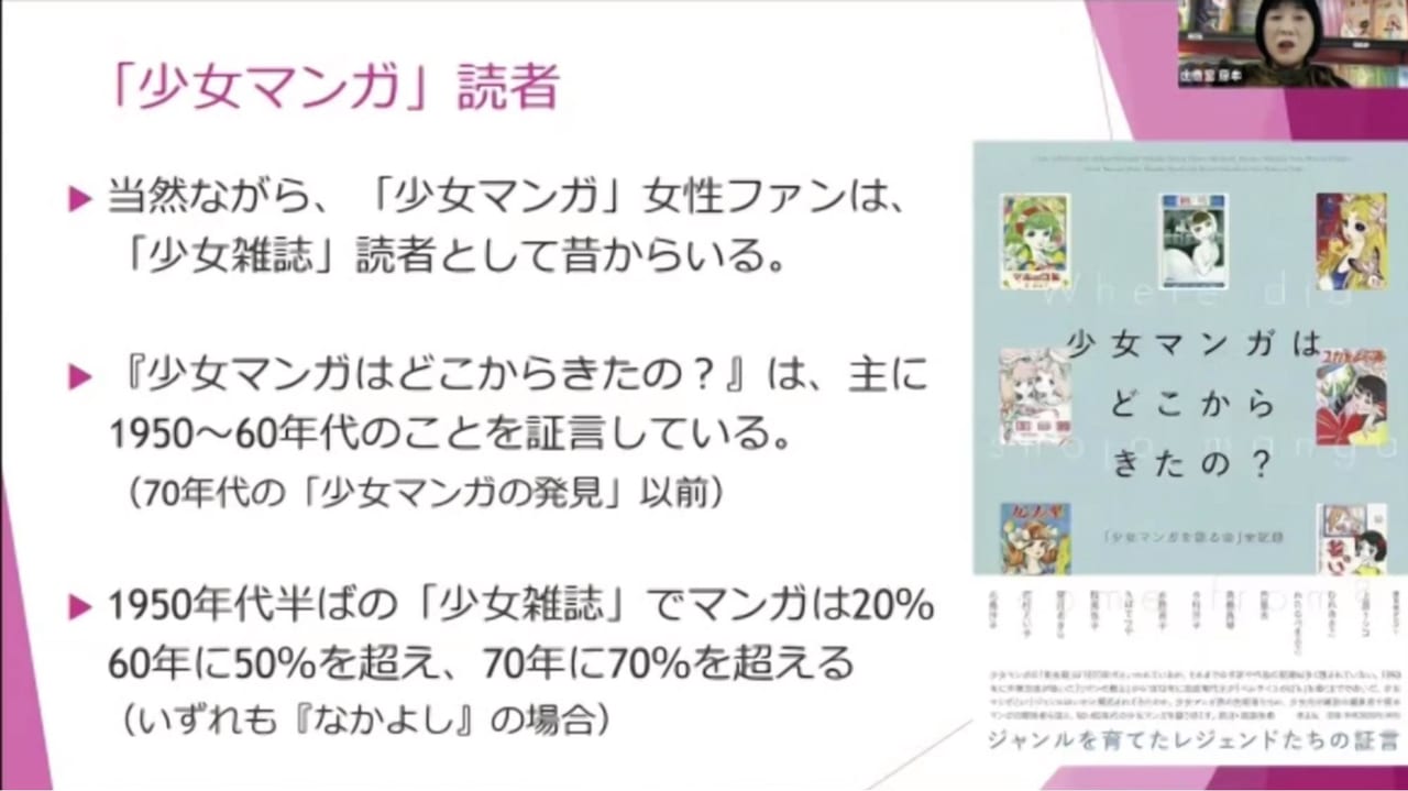 「アニメ・マンガ女性ファンとビジネスの歴史」では、タイトル通り「女性ファン」にフォーカスしたさまざまな話題が飛び出した。_002