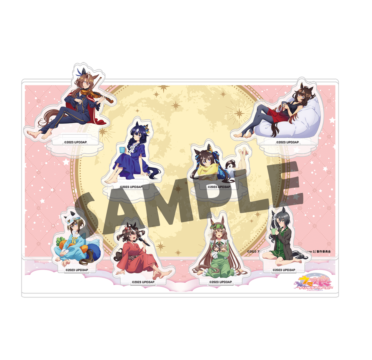 『ウマ娘』3期より部屋着衣装の限定描き下ろしイラストを使用したフィギュアやアクスタなど多数のグッズが登場_023