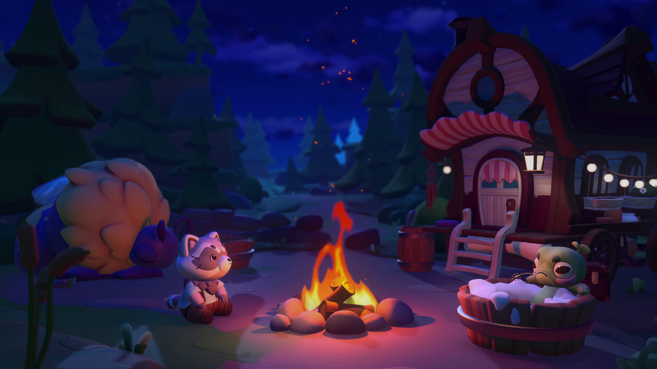 動物たちが主役のキャラバン生活ゲーム『Cozy Caravan』が発表。父親と一緒に街から街を旅している行商となり交流していく_004