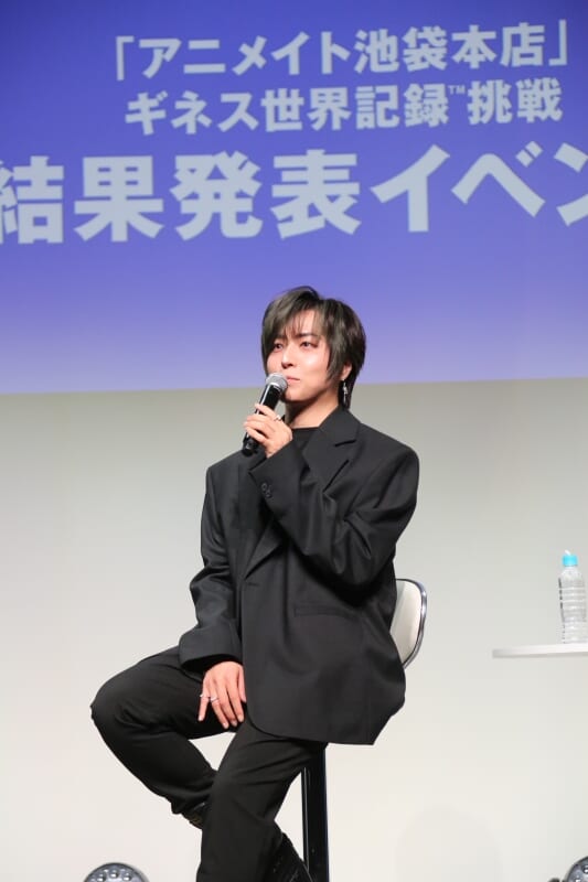 蒼井翔太が登壇！アニメイト池袋本店がギネス世界記録™に認定