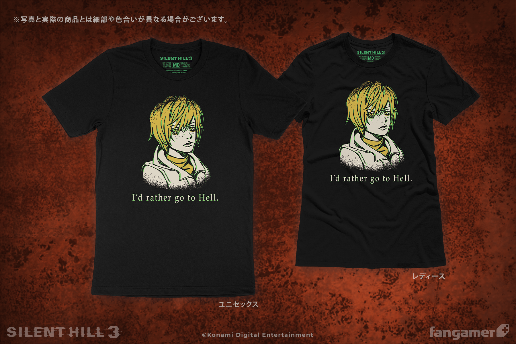 『サイレントヒル3』主人公・ヘザー・メイソンのTシャツが発売_002