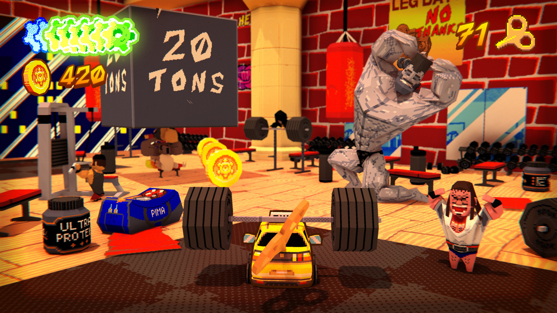 『Yellow Taxi Goes Vroom』がSteamで4月10日に配信開始。NINTENDO64愛あふれた新作アクション_002