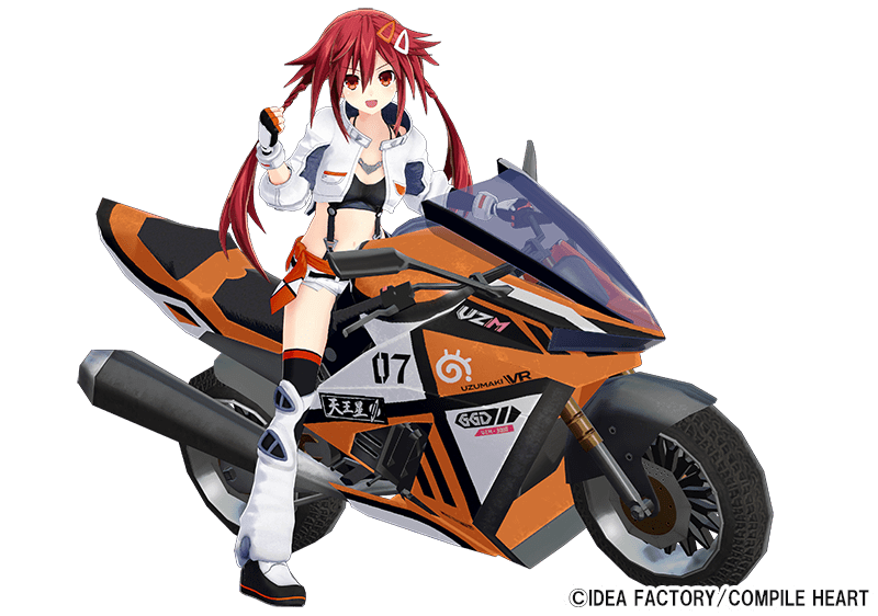 シリーズ最新作『爆走次元ネプテューヌ VS巨神スライヌ』6月27日に発売決定。バイクアクションゲーム_001