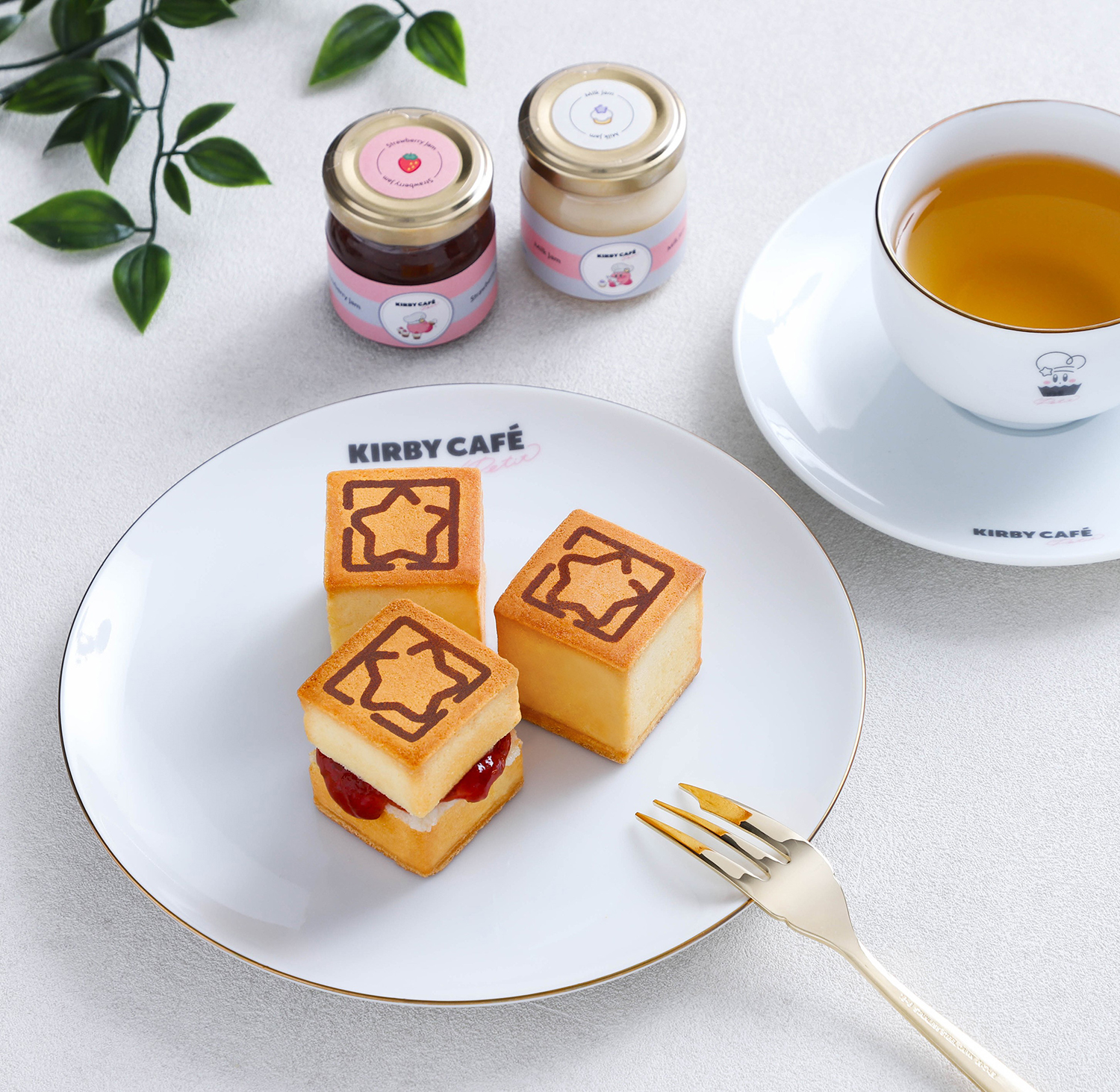 「カービィカフェ」にて『星ブロックみたいなスコーン』「ジャムセット いちご・ミルク」5月17日より販売開始_002