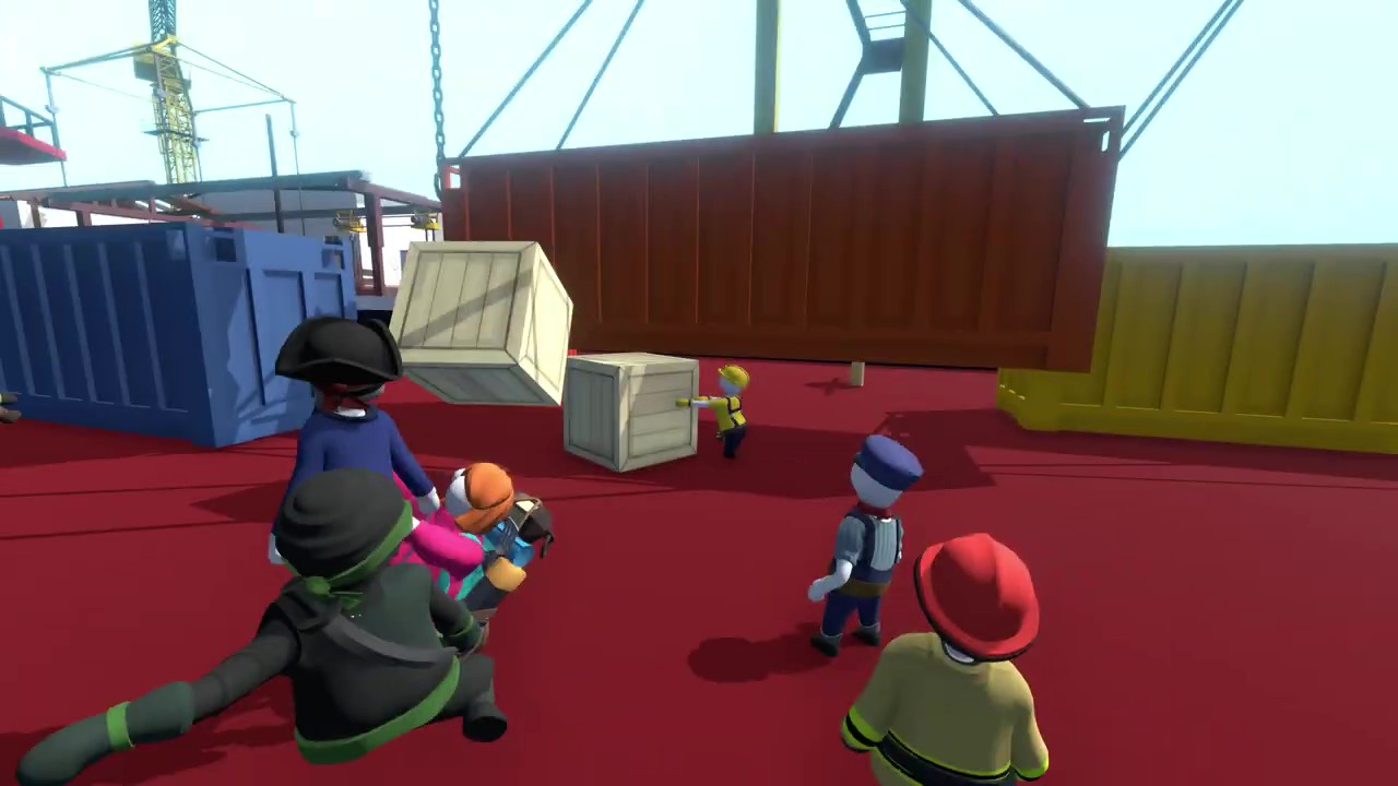 『Human Fall Flat』に新ステージ「ドックヤード」追加_002