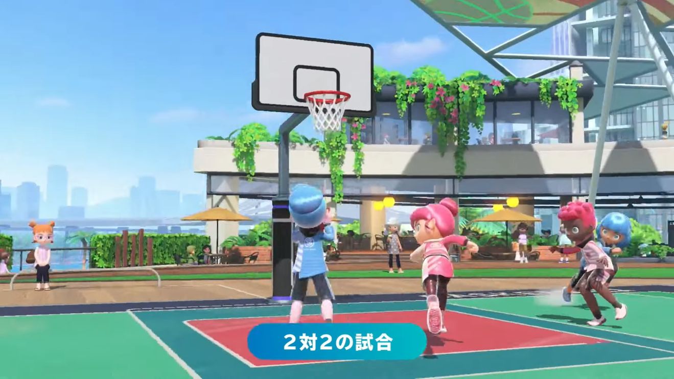 『Nintendo Switch Sports』今夏無料アップデートにてバスケットボールが追加_001