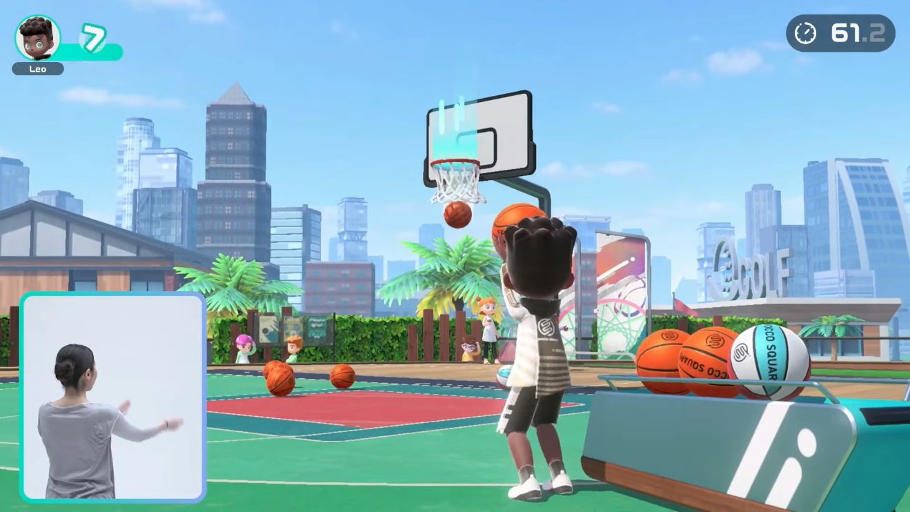 『Nintendo Switch Sports』今夏無料アップデートにてバスケットボールが追加_002