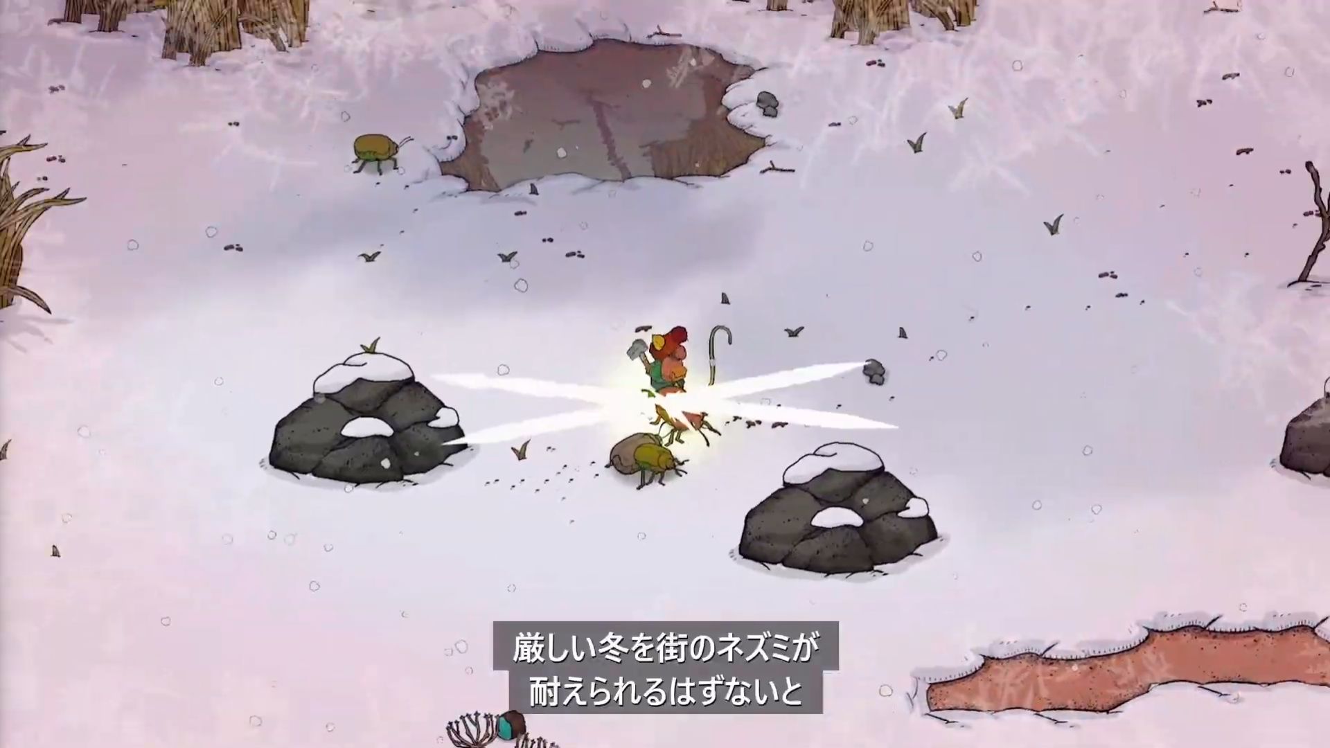 故郷を失ったネズミが主人公のサバイバルクラフトゲーム『Winter Burrow』が正式発表_001