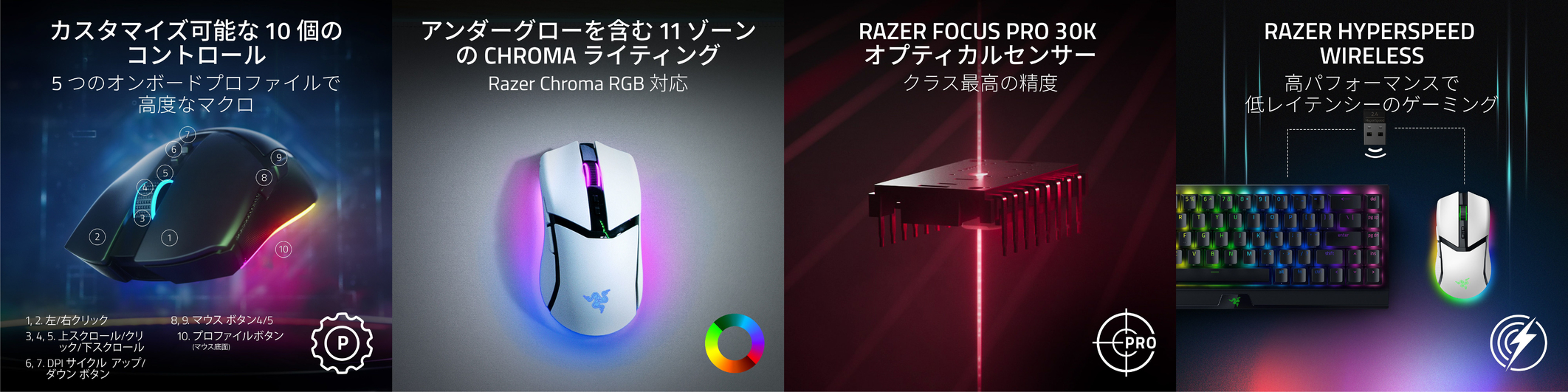 Razerよりホワイトカラーのキーボードやマウス、ピンクのマイクなど新製品が6月14日に発売、予約受付中_006