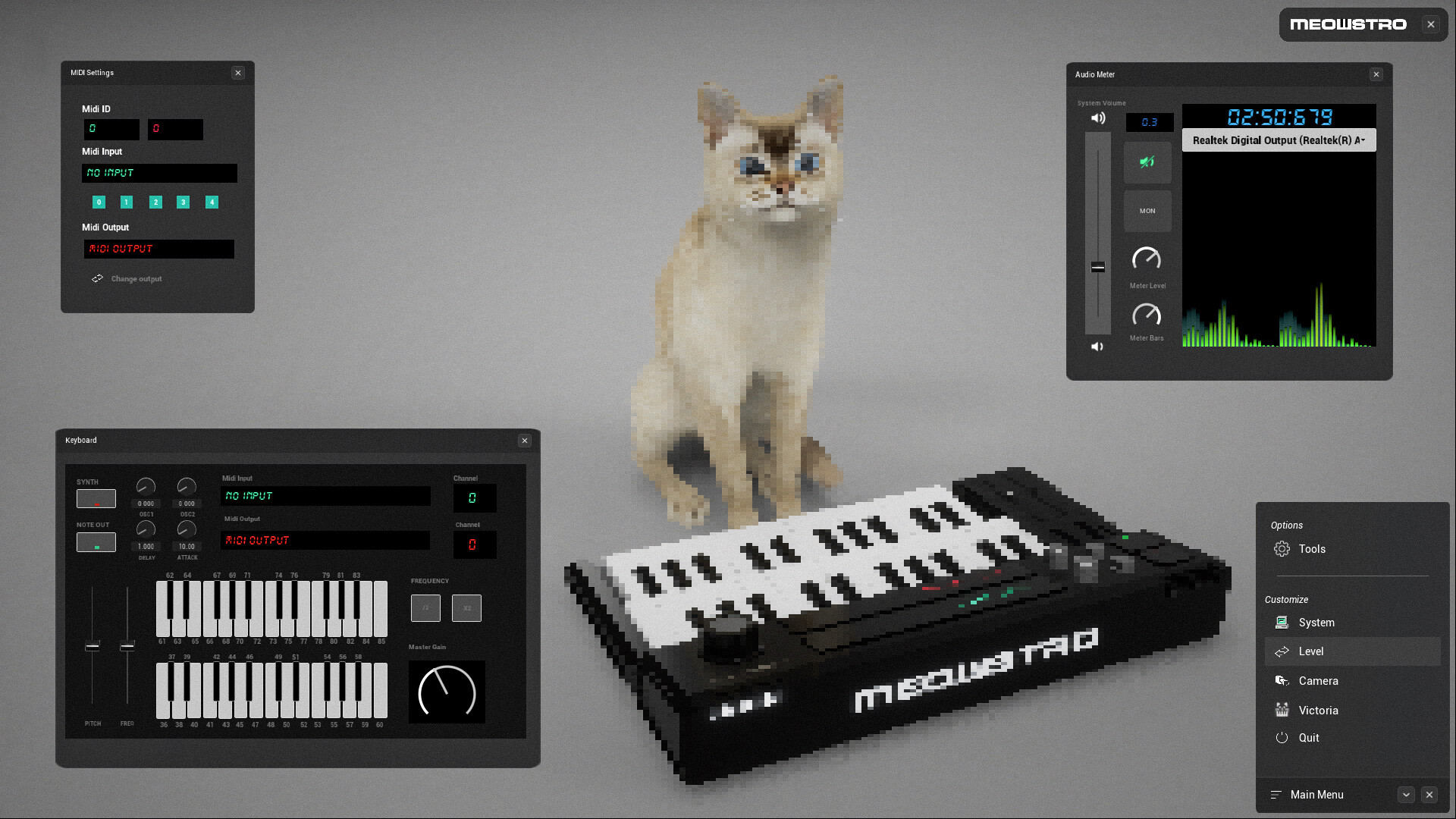 『Meowstro』のSteamストアページ公開、猫ちゃんがキーボードを演奏してくれるソフトウェア_001