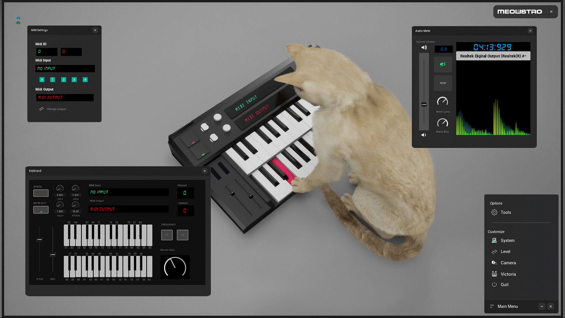 『Meowstro』のSteamストアページ公開、猫ちゃんがキーボードを演奏してくれるソフトウェア_002