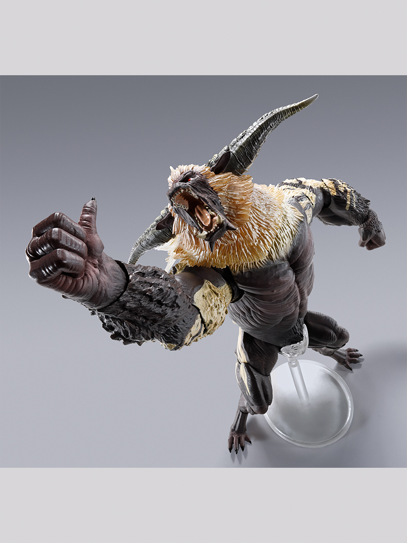 『モンスターハンター』から「激昂したラージャン」の可動フィギュアが登場。あのサムズアップもできる_003