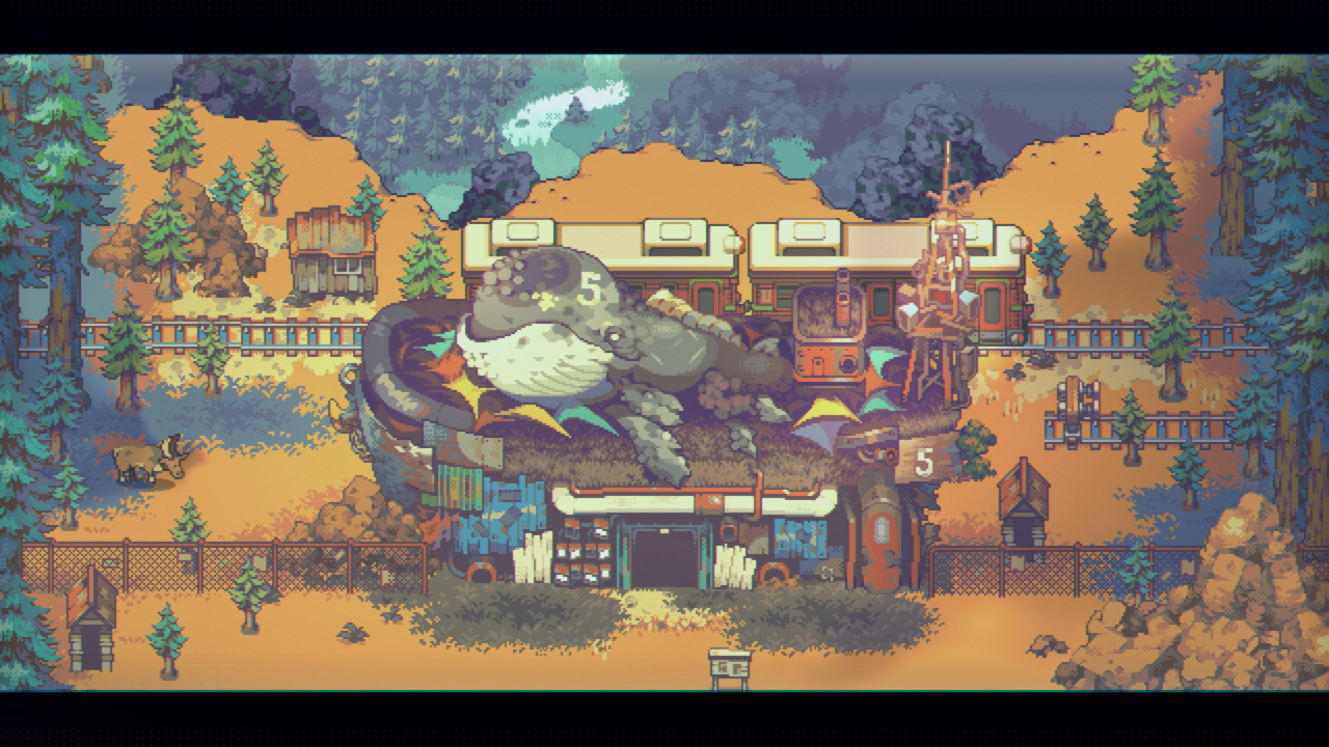 超美麗なドット絵で描かれる衰退した世界をおじさんと少女が冒険するゲーム『Eastward』がSteamにて50%オフのセール中_001