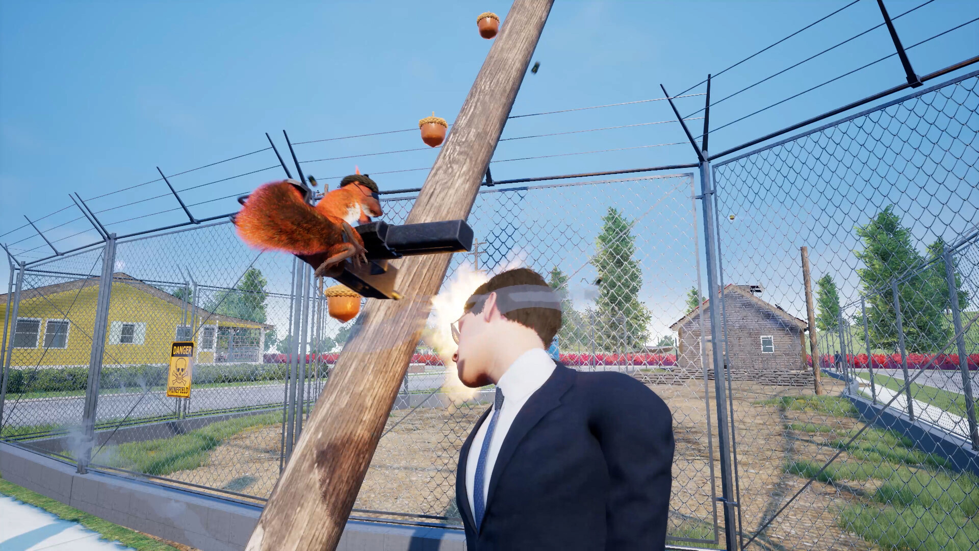 銃を持った「リス」がエージェントと戦うアクションゲーム『Squirrel with a Gun』のコンソール版が10月16日発売_002