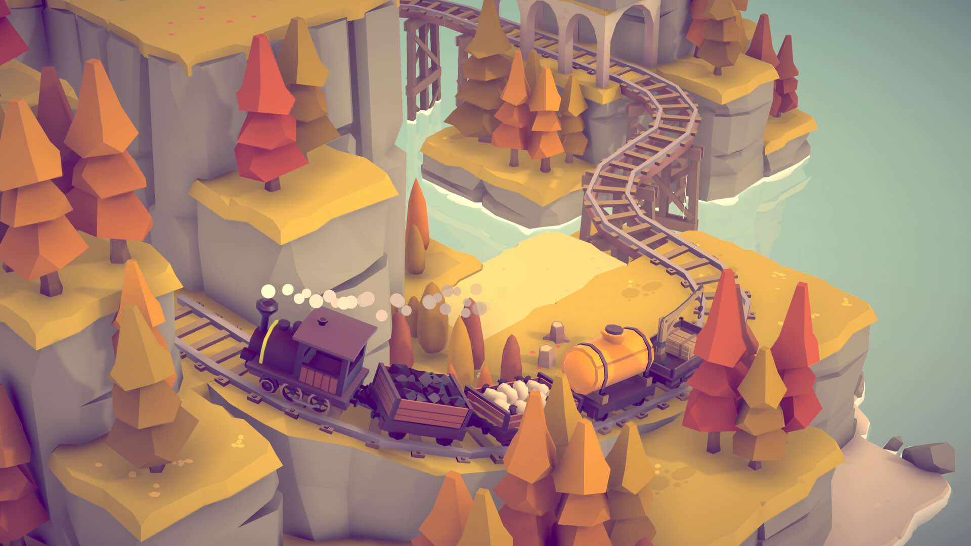 『Islands & Trains』デモ版がSteamで配信中。かわいい鉄道ジオラマのような箱庭を自由に作り出せる_003