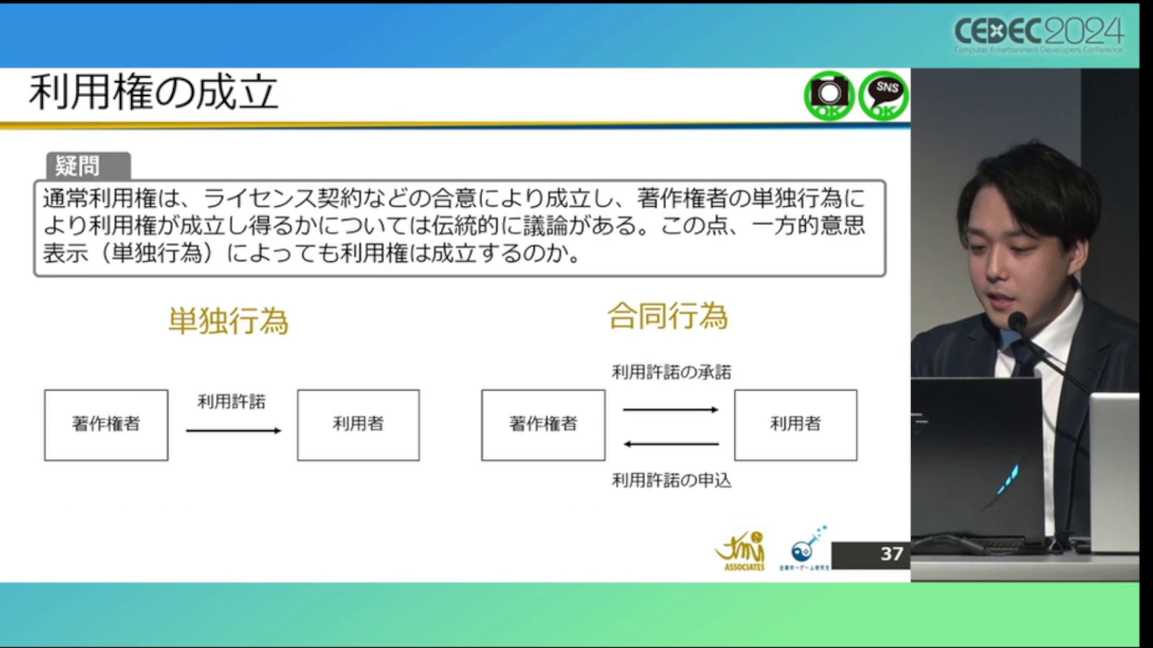 ゲーム実況「配信ガイドライン」の解説・レポート：CEDEC2024_028