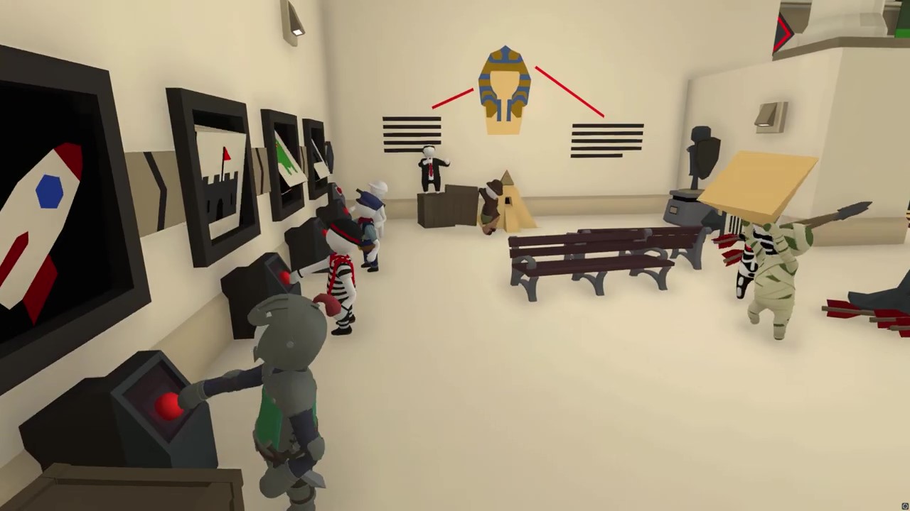 『ヒューマン フォール フラット』に新ステージ「Museum」が無料で追加。『Human Fall Flat VR』も発表_001